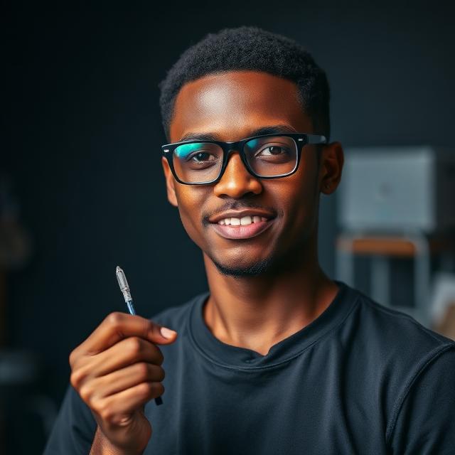 Portrait of Kevin Ssebagala, phone & pc repair in Kampala