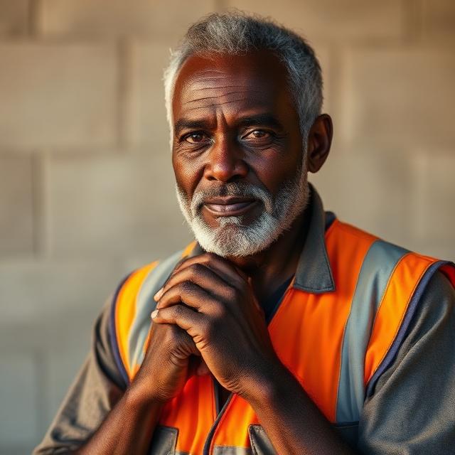 Portrait of Patrick Mugume, masons & builders in Mbarara