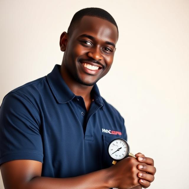 Portrait of Ronald Kasozi, hvac technicians in Kampala